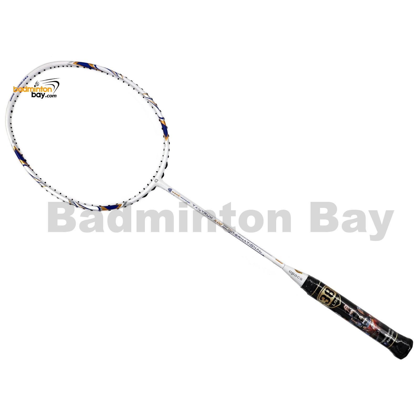 Apacs Tantrum 500 International III White Matte Badminton Racket (3U)