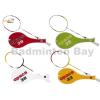 Beginners Badminton Set / Tyro & Tryo Package  :4 Strung Apacs Tyro / Tryo Badminton Rackets + 1 Tube Apacs Nylon 6-pieces Shuttlecocks