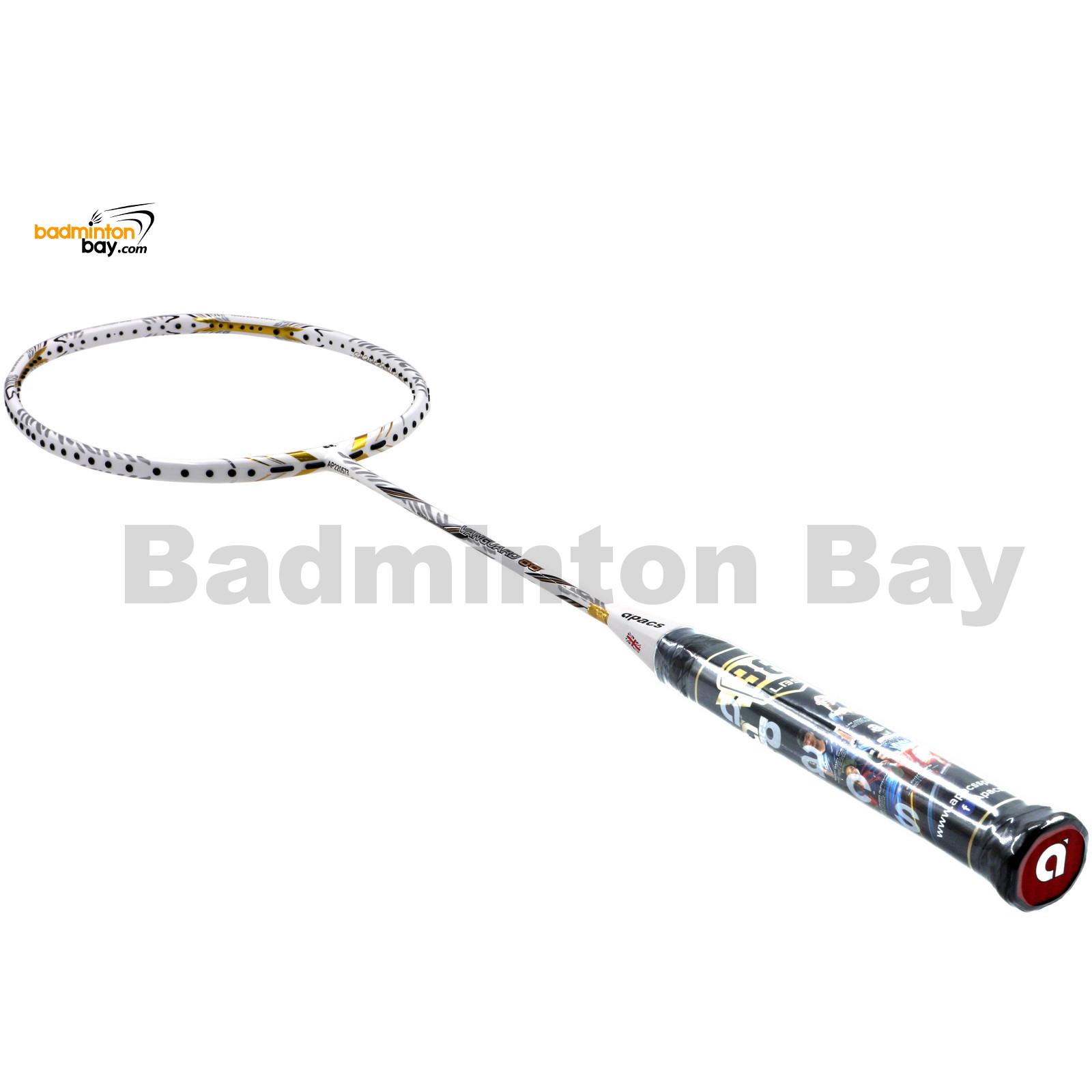 Apacs Vanguard 88 White Badminton Racket (4U)