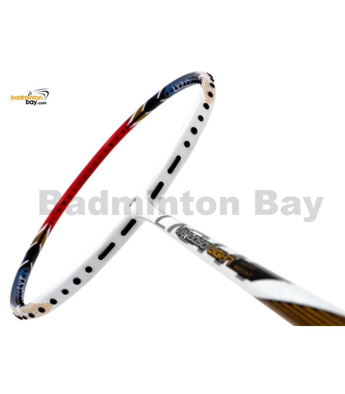 Apacs Virtuoso Light White Badminton Racket 6U (Edge Saber) (Replacing Model for Sabre Light)