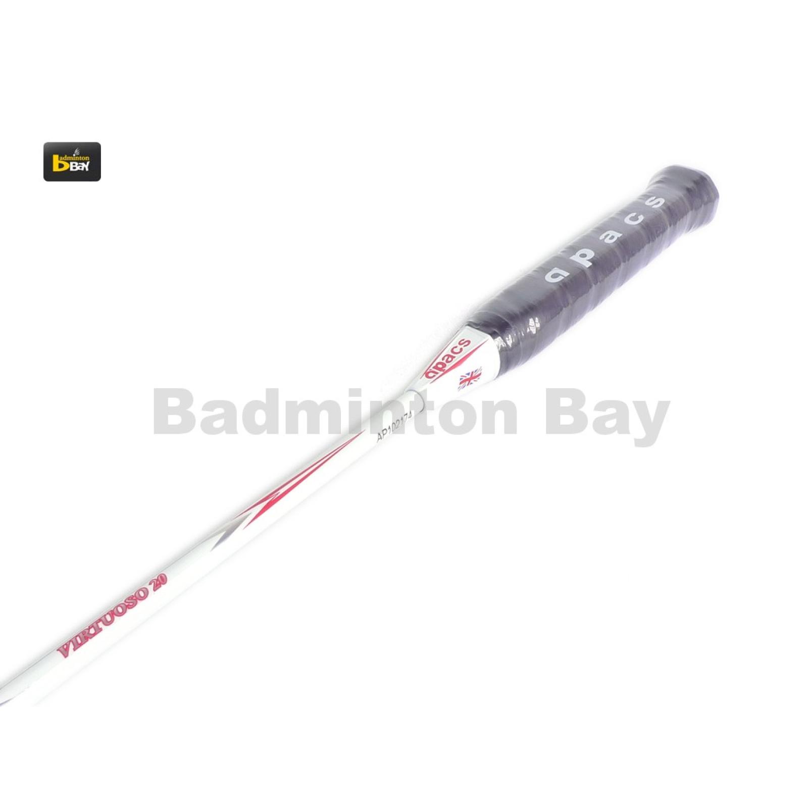 ◆6U超軽量◆apacs◆VIRTUOSO 20 II DARK GREY◆濃灰 Apacs Virtuoso 20 Dark Grey Badminton Racket (6U)