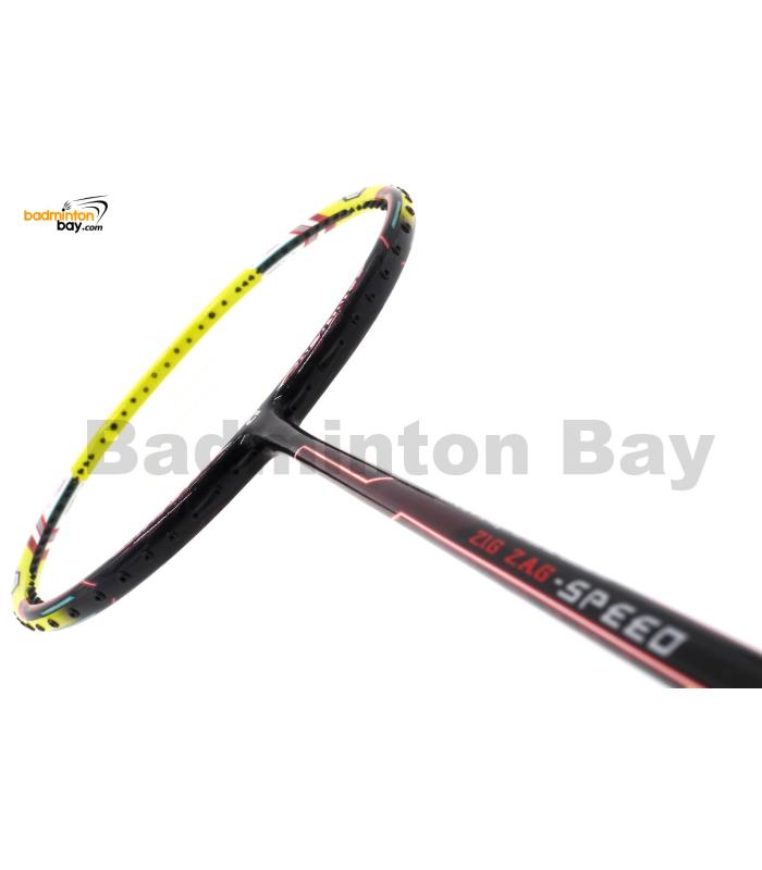 ~Out of stock Apacs Zig Zag Speed III Yellow (Prime Version) Compact Frame Badminton Racket (4U)