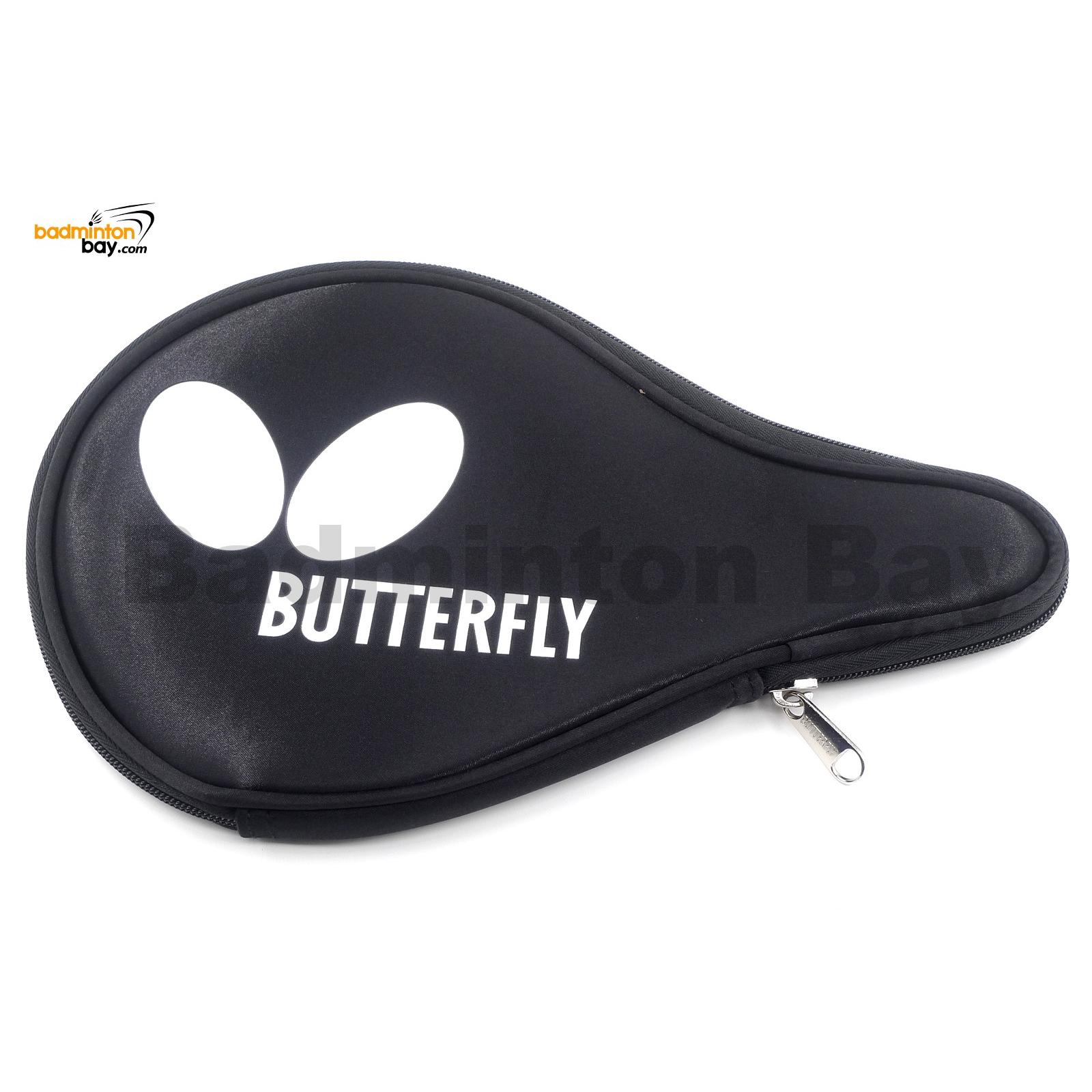 Silver/Black Butterfly Logo Full Case for Table Tennis Racket and Ping Pong 
