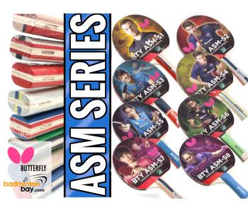 Butterfly BTY ASM S1 S2 S3 S4 S5 S6 S7 S8 FL Pre-Assembled Addoy Rubber Shakehand Table Tennis Racket Blade Ping Pong Bat