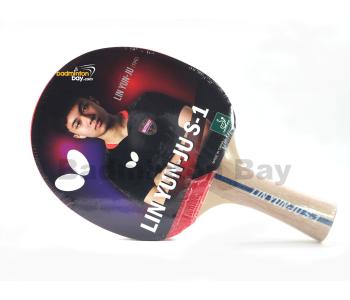 Butterfly Lin Yun-Ju S-1 Shakehand Table Tennis Wood Racket Preassembled With Rubber