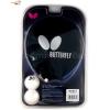 Butterfly Nakama LD Penhold Table Tennis Wood Racket Preassembled With Rubber (One Side Rubber)