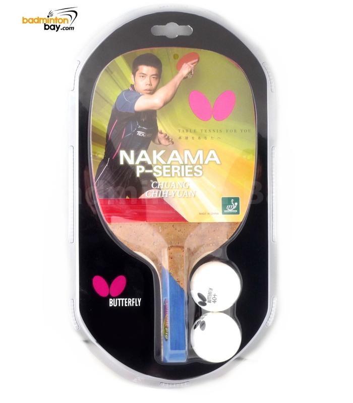 Butterfly Nakama P-10 Penhold Table Tennis Wood Racket Preassembled With Rubber (One Side Rubber)