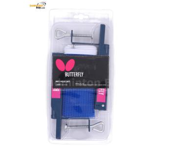 Butterfly Net Pole Set Blue 70260 For Table Tennis Ping Pong Table