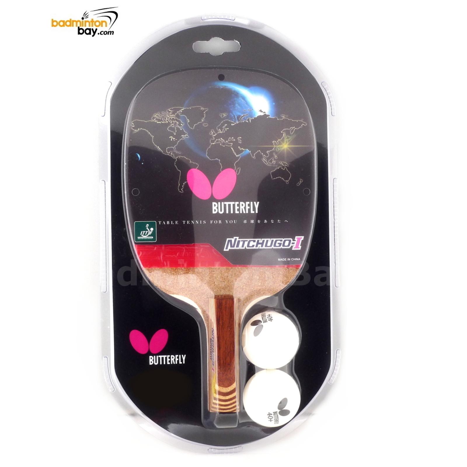 Butterfly Table Tennis Rubber Racket Racket Shake Stay 1200 New with 2 balls 