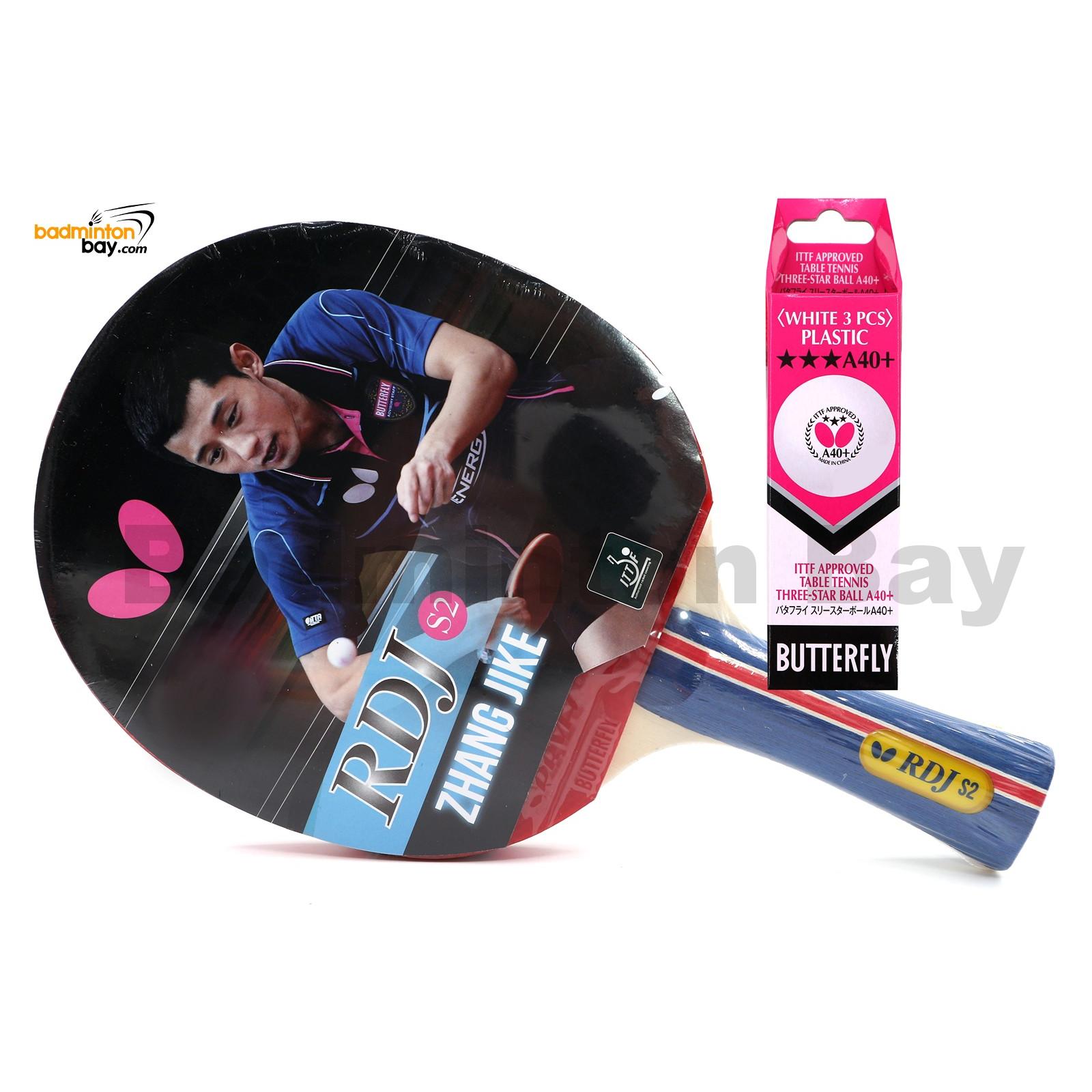 Butterfly RDJS2 FL Shakehand Table Tennis Racket Ping Pong Bat With