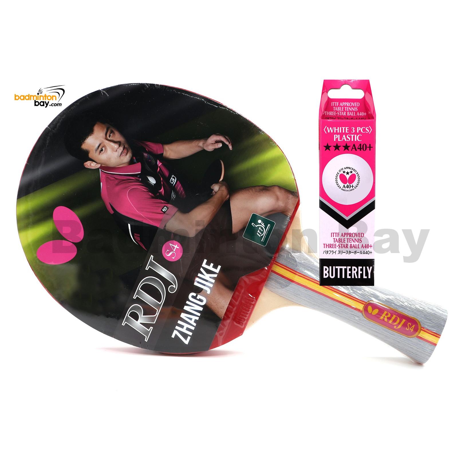 Butterfly RDJS4 FL Shakehand Table Tennis Racket Ping Pong Bat With