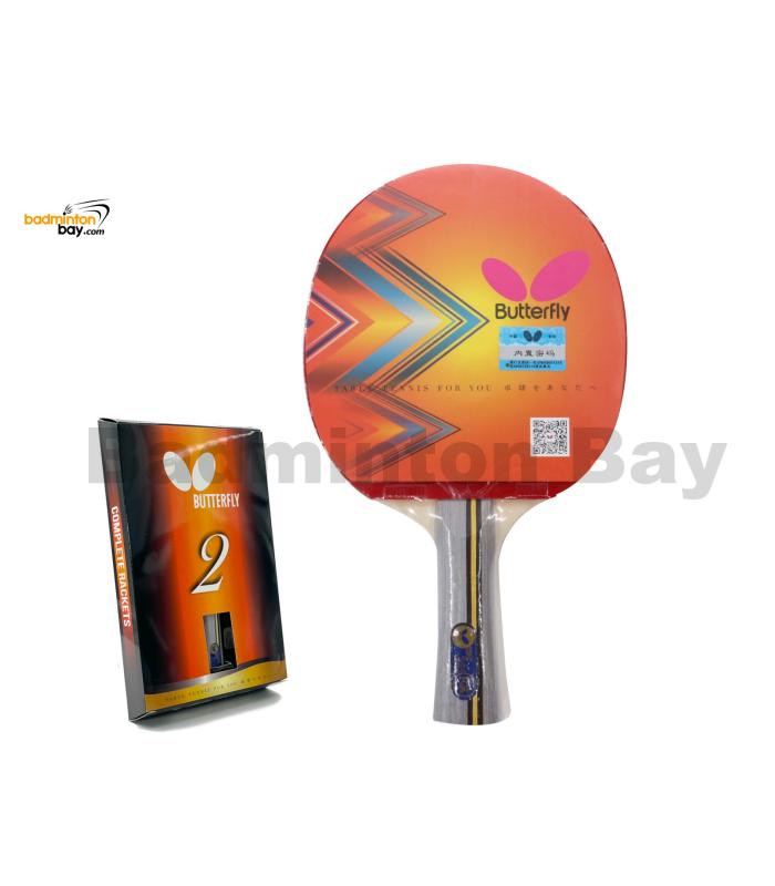 Butterfly TBC 203 FL Pre-Assembled Magnitude Rubber Shakehand Table Tennis Racket Ping Pong Bat