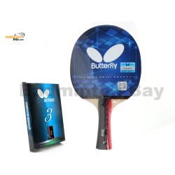 Butterfly TBC 303 FL Pre-Assembled Yuki Magnitude Rubber Shakehand Table Tennis Racket Ping Pong Bat