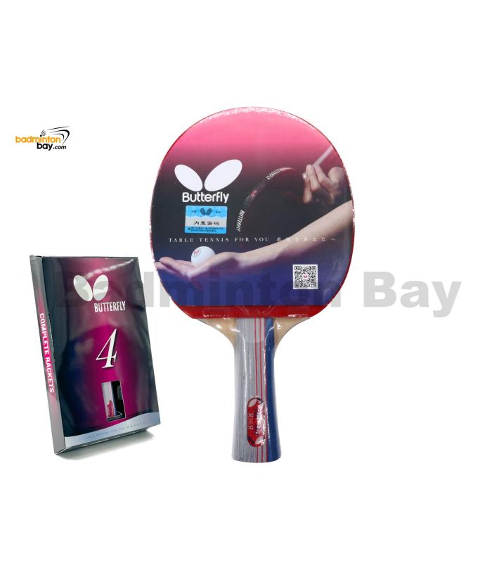 Butterfly TBC 401 FL Pre-Assembled Yuki Rubber Shakehand Table Tennis Racket Ping Pong Bat