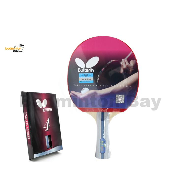 Butterfly TBC 402 FL Pre-Assembled Yuki Rubber Shakehand Table Tennis Racket Ping Pong Bat