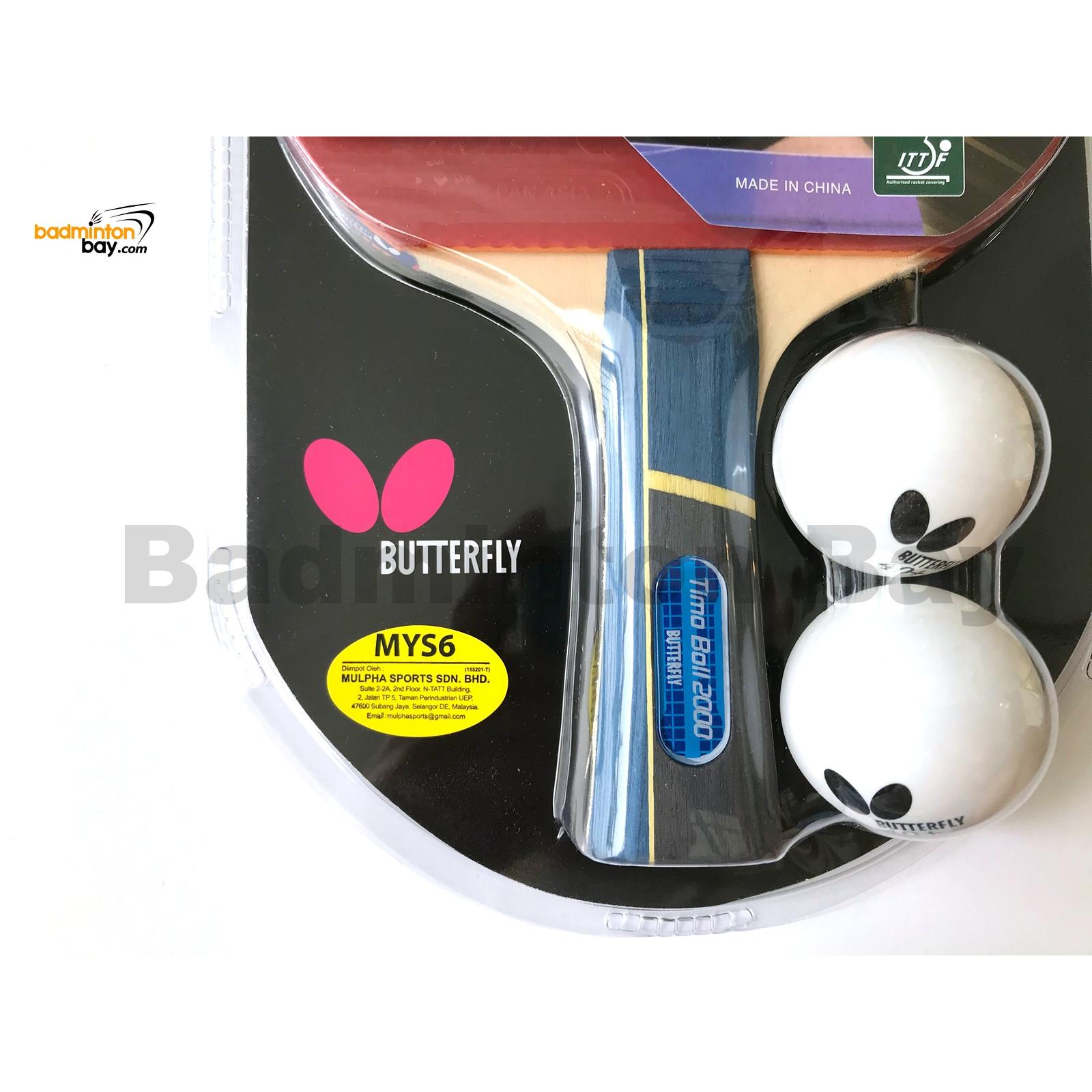 Butterfly Tischtennisschläger Timo Boll Vision 2000Tischtennis TT Tabletennis 