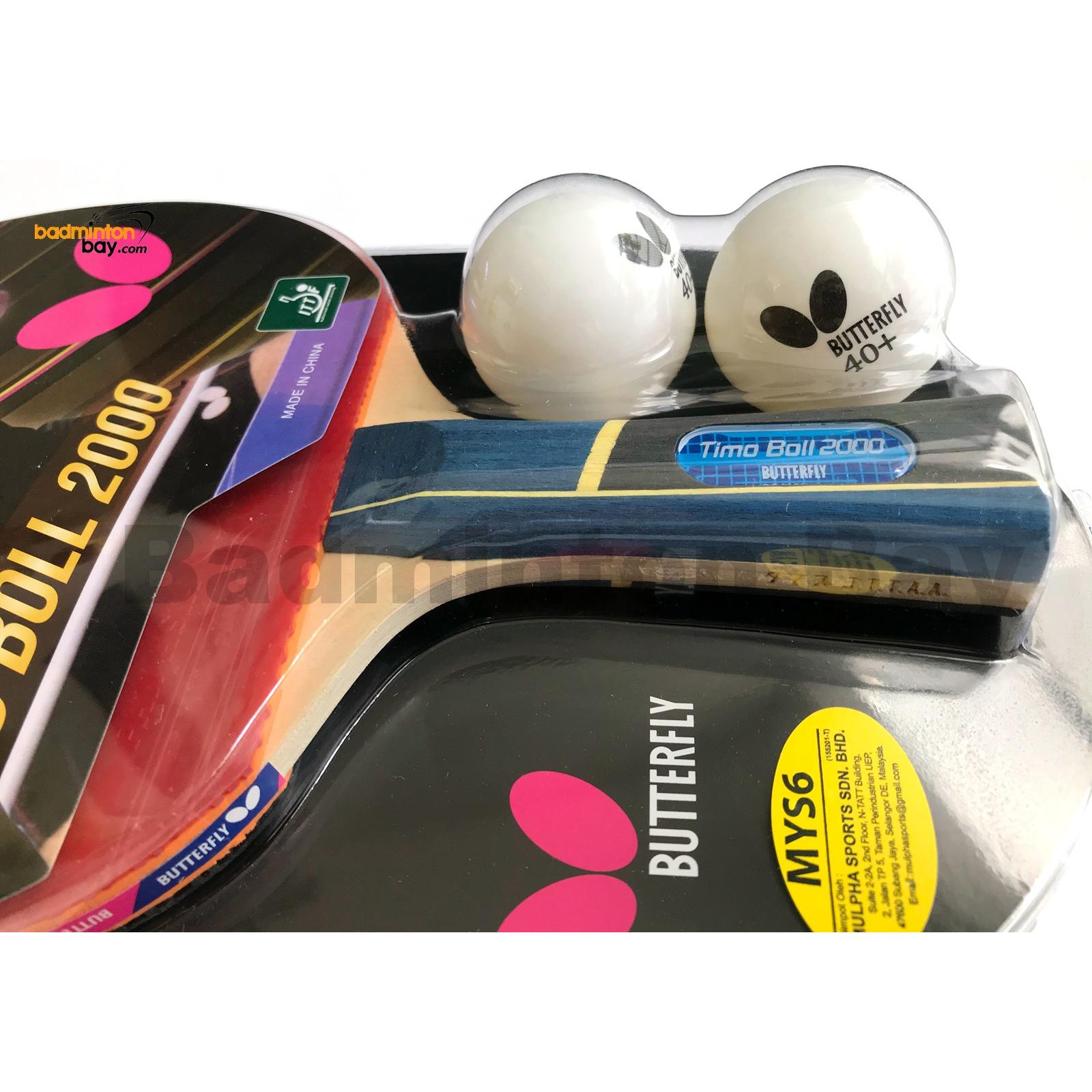 Butterfly Tischtennisschläger Timo Boll Vision 2000Tischtennis TT Tabletennis 