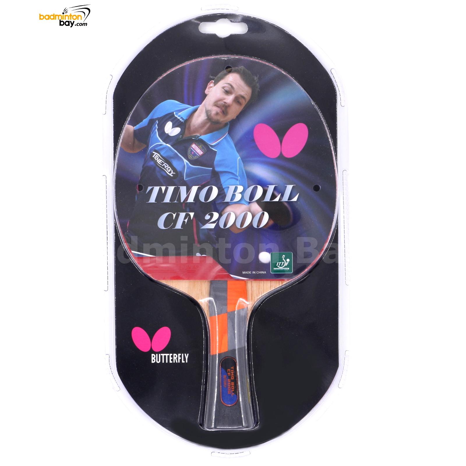 Butterfly Timo Boll CF 2000 FL Shakehand Tennis Carbon Fiber Racket