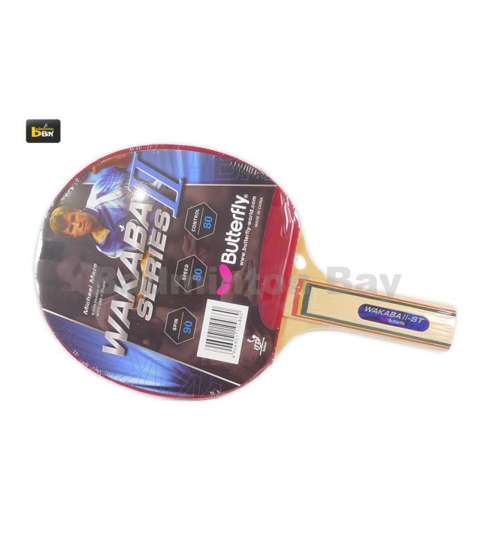 ~Out of stock   Butterfly Wakaba II ST Shakehand Table Tennis Racket