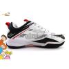 Felet - FT BS 48 White Black Badminton Court Shoes For KIDS