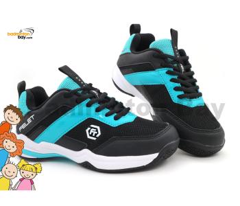 Felet - Flyton S-Lite BS 58 Black Tiffany Badminton Court Shoes For KIDS