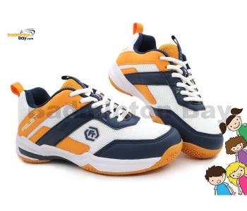 Felet - Flyton S-Lite BS 59 Yellow Navy Badminton Court Shoes For KIDS