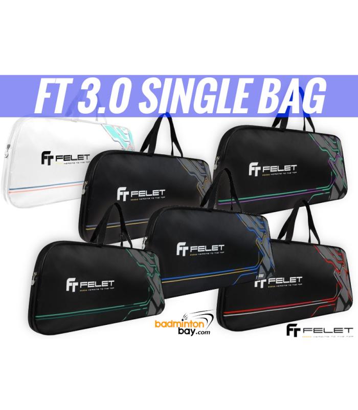 Felet FT 3.0  Single Compartment Bag Padded Non-Thermal For Badminton Racket