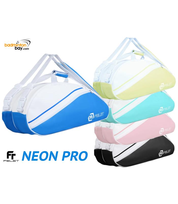 Felet 2-Compartment NEON PRO Tournament Badminton Racket Half-Thermal Bag 