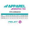 Felet Round Neck Quick Dry Fast FT RN 3623 Purple Sports T-Shirt Jersey