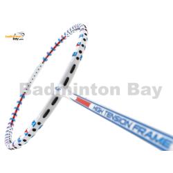 Felet High Tension Frame 27 White With Blue Stripes Badminton Racket (4U)