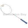 Felet High Tension Frame 27 White With Blue Stripes Badminton Racket (4U)