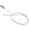 Felet High Tension Frame 27 White With Blue Stripes Badminton Racket (4U)