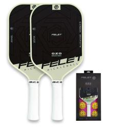 PRE-ORDER: Felet Ozo - Advance Series Carbon Graphite Pickleball Paddle (2 Paddles With 4 Balls)