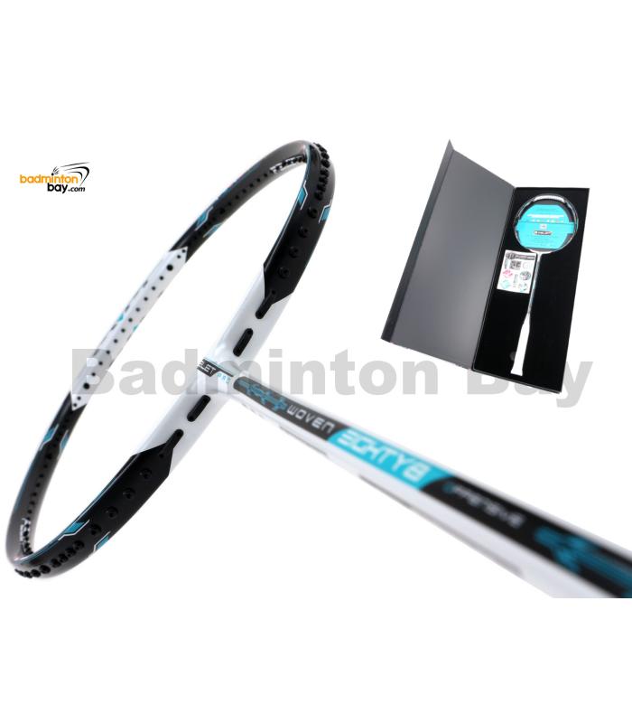 Felet Woven Eighty8 Pro White Black With Collector Box Badminton Racket (4U-G1)