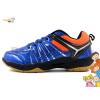 Felet - FT BS 33 Royal Blue Orange Badminton Court Shoes For KIDS