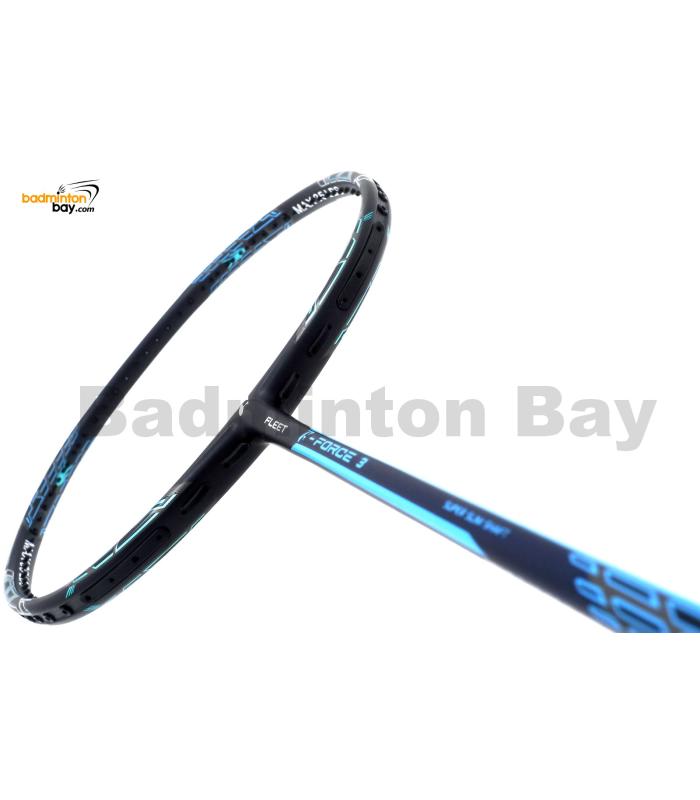 Fleet F Force III Black Blue Compact Frame Badminton Racket (4U)