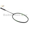 Fleet High Tension Frame 12 Metallic Black With Green Stripes Badminton Racket (4U)