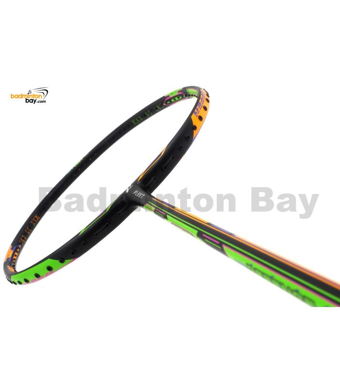 Fleet Offence Defence 10 Orange Green (Black) Badminton Racket (4U)
