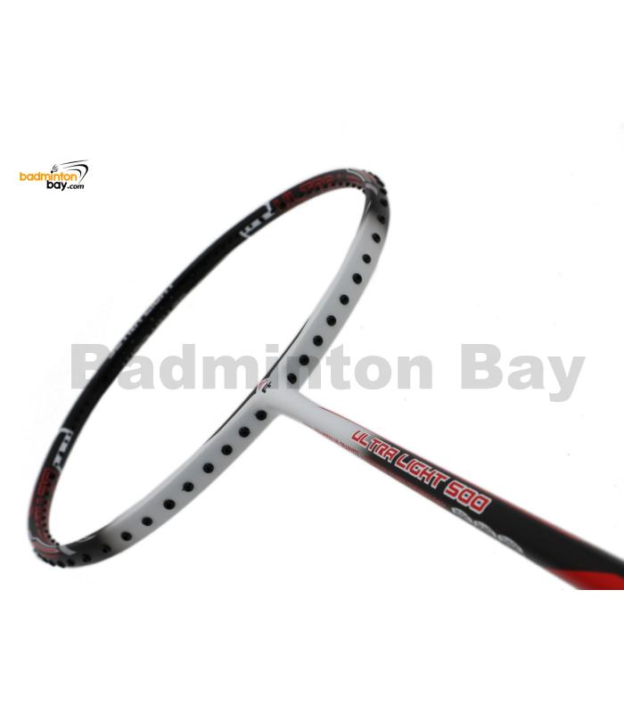 Fleet Ultra Light 500 Black White Badminton Racket (6U)