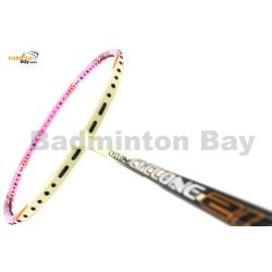 Flex Power Cyclone 21 Light Yellow Light Pink Badminton Racket 4U