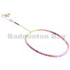 Flex Power Cyclone 21 Light Yellow Light Pink Badminton Racket 4U