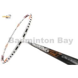 Flex Power Cyclone 21 Solid White Badminton Racket 4U