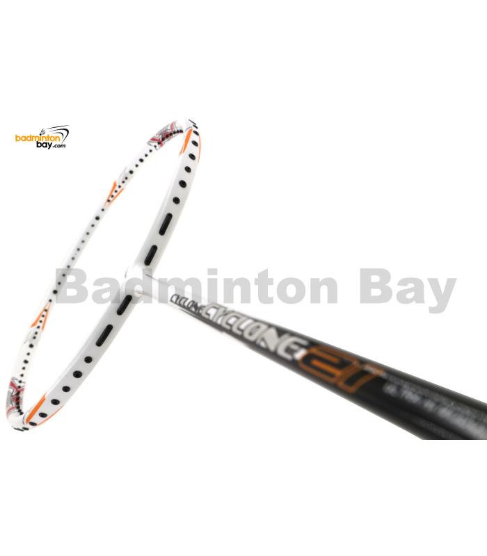 Flex Power Cyclone 21 Solid White Badminton Racket 4U