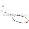 Flex Power - Fearless Eagle White Orange 5U Predator Series Limited Edition Badminton Racket with Single Bag