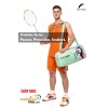 Flex Power - Fearless Eagle White Orange 5U Predator Series Limited Edition Badminton Racket with Single Bag