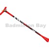 Flex Power - Ferocity Tiger Scarlet Red White 5U Predator Series Limited Edition Badminton Racket with Single Bag