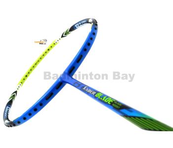 Flex Power Saber Blade Blue Green Badminton Racket 4U