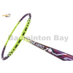 Flex Power The Aero 78 Neon Green Purple Badminton Racket 6U