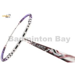 Flex Power The Aero 78 White Light Purple Badminton Racket 6U