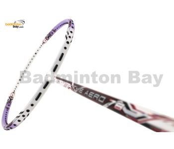 Flex Power The Aero 78 White Light Purple Badminton Racket 6U